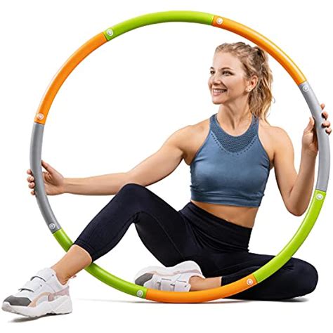 weighted fitness exercise hula hoop